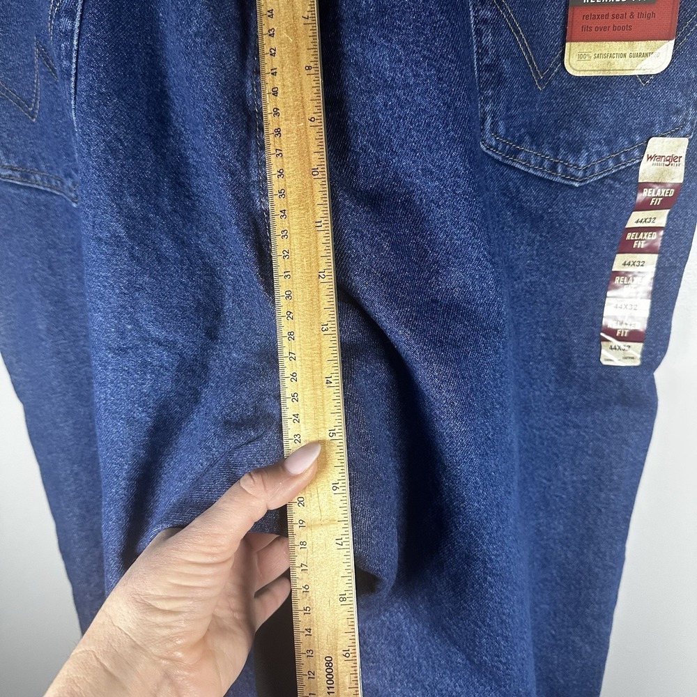 Mens Wrangler Rugged Wear Thermal Jeans - 3M Thinsulate Lining Fleece 42×32 NEW - Picture 13 of 16